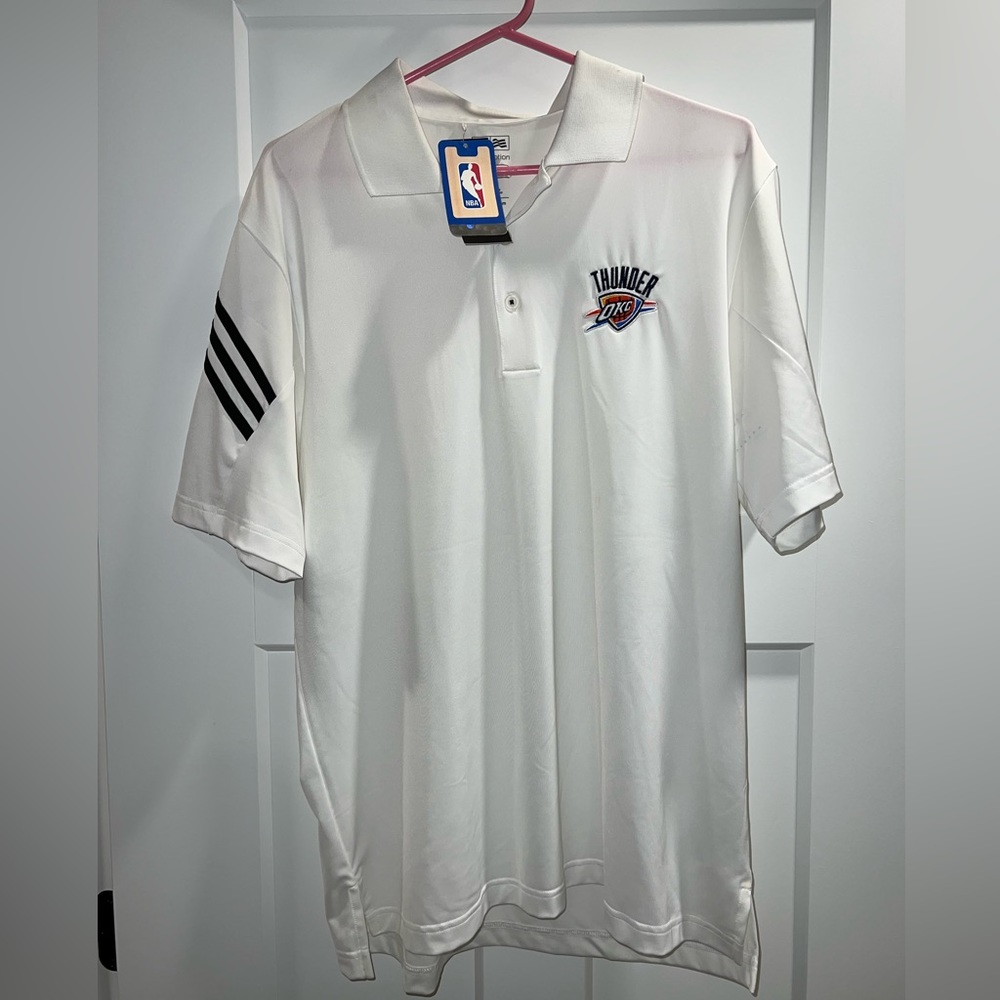 NWT Adidas NBA Cool Max athletic polo